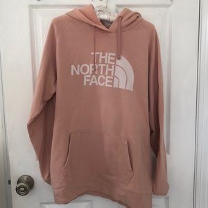 North face hoodie, pink/mauve